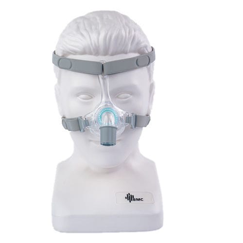 Maschera di ventilazione nasale - N5+ - BMC Medical - non invasiva / per terapia CPAP / trasparente