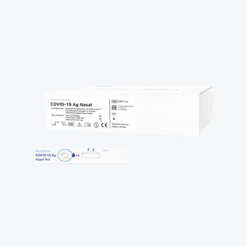 Test rapido per diagnosi COVID-19 - Quick™ - Boditech Med Inc. - per antigeni / SARS-COV-2 / nasofaringeo