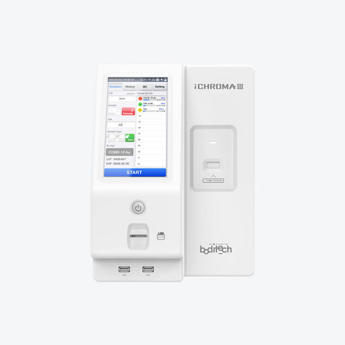 Analizzatore immunologico automatico - ichroma™ III - Boditech Med Inc. - per diagnosi clinica / a fluorescenza / a flusso laterale