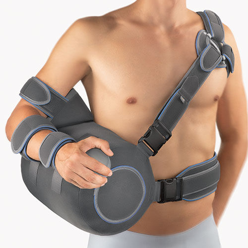 Reggibraccio con cuscino per abduzione della spalla - OmoTwinAir - BORT Medical - con fascia di sostegno in vita