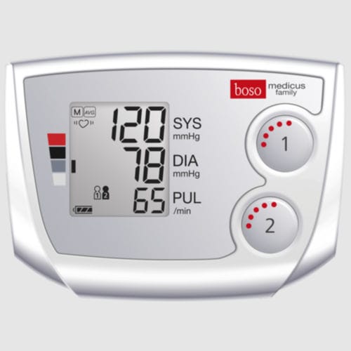 Sfigmomanometro elettronico oscillometrico - medicus family - Boso, Bosch + Sohn - automatico / a batteria ricaricabile / con bracciale adulti