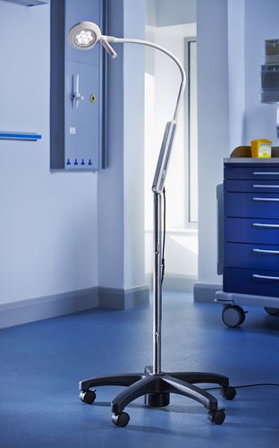 Lampada da visita a LED - Coolview® CLED10 - Brandon Medical - da parete / mobile / su guida di scorrimento
