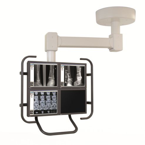Braccio di supporto articolato - Atlas® - Brandon Medical - per monitor / medico / a soffitto
