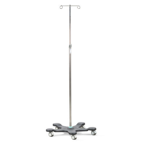 Asta portaflebo con rotelle - IS/P/2H/RD	 - Bristol Maid Hospital Metalcraft - 4 ganci / 2 ganci / ad altezza regolabile
