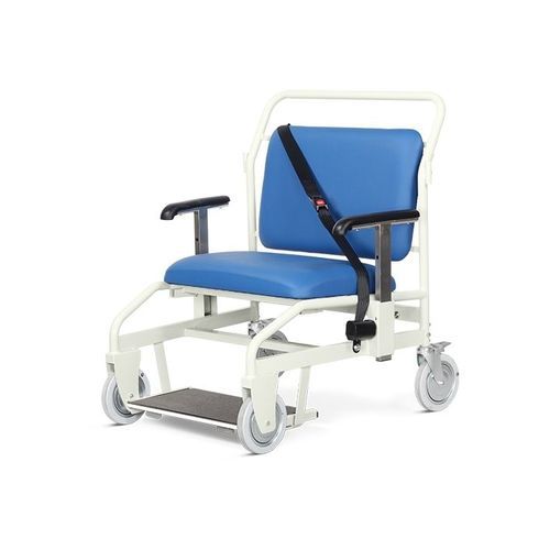 Sedia-portantina da interno - G/500/RS/VBB	 - Bristol Maid Hospital Metalcraft - per esterni / con rotelle / impilabile