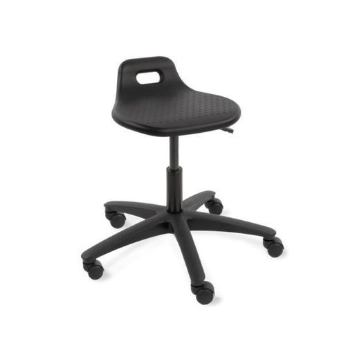 Sgabello per ambulatorio - 5TS/PE/PU - Bristol Maid Hospital Metalcraft - ad altezza regolabile / pneumatico / con rotelle