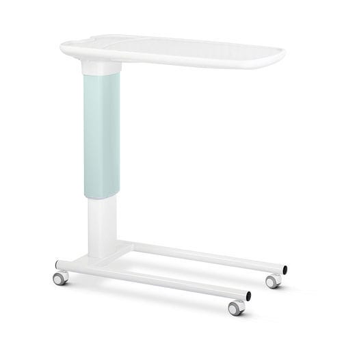 Tavolino servitore con rotelle - OBP/SP/S - Bristol Maid Hospital Metalcraft - ad altezza regolabile / con rotelle / ad azionamento pneumatico