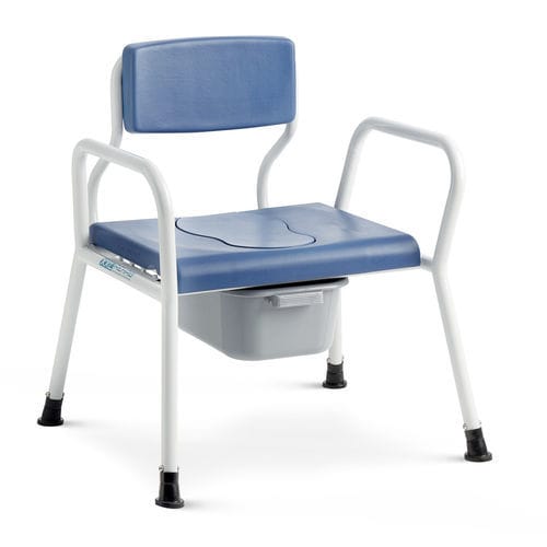 Sedia da doccia con braccioli - 5X-0142-0 series - Bristol Maid Hospital Metalcraft - bariatrica / comoda