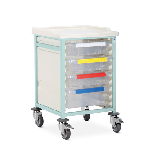 Carrello medico - CTM1/08/3S1D - Bristol Maid Hospital Metalcraft - per uso generale / per strumenti / per apparecchio