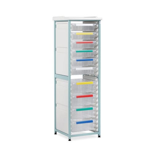 Carrello medico - CRMS1/16/6S4D - Bristol Maid Hospital Metalcraft - per uso generale / per strumenti / per apparecchio