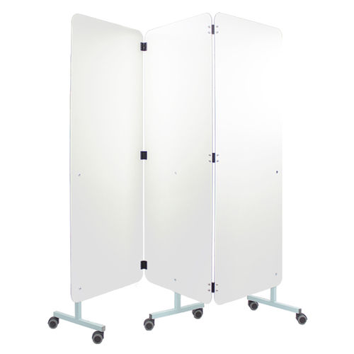 Paravento medicale pieghevole - MS/S3  - Bristol Maid Hospital Metalcraft - mobile / 3 pannelli / di camera d'ospedale