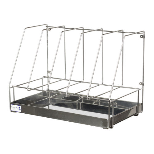 Portapadelle in acciaio inossidabile - RD/B5/SS  - Bristol Maid Hospital Metalcraft - da parete