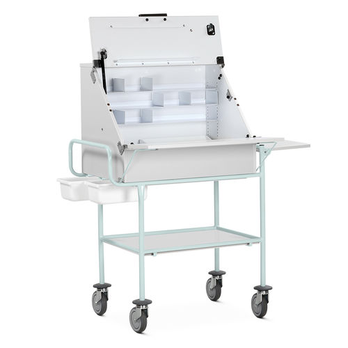 Carrello medico - MT2 series  - Bristol Maid Hospital Metalcraft - per farmaci / portarifiuti / di stoccaggio