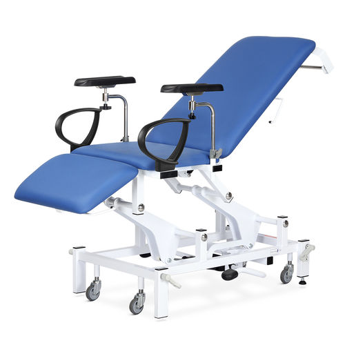 Poltrona da visita di flebotomia - EC53 series - Bristol Maid Hospital Metalcraft - idraulica / elettrica / ad altezza regolabile