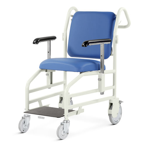 Sedia portantina da interno - G/305/FS series - Bristol Maid Hospital Metalcraft - per esterni / impilabile / con poggiagambe