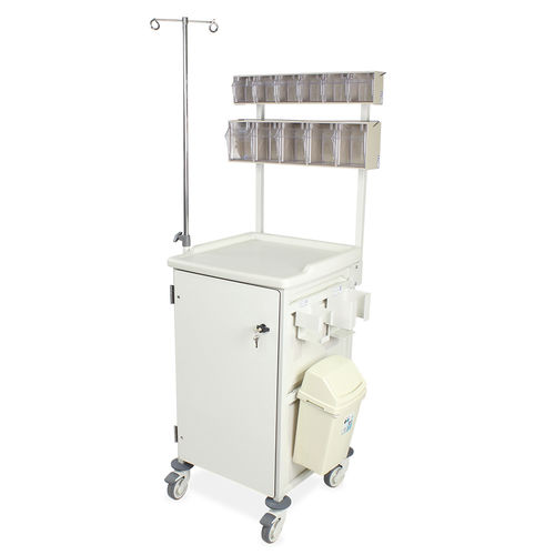 Carrello per terapia intensiva - CTCRITM1/10/3S2D/CA  - Bristol Maid Hospital Metalcraft - per uso generale / per trattamenti / di pulizia