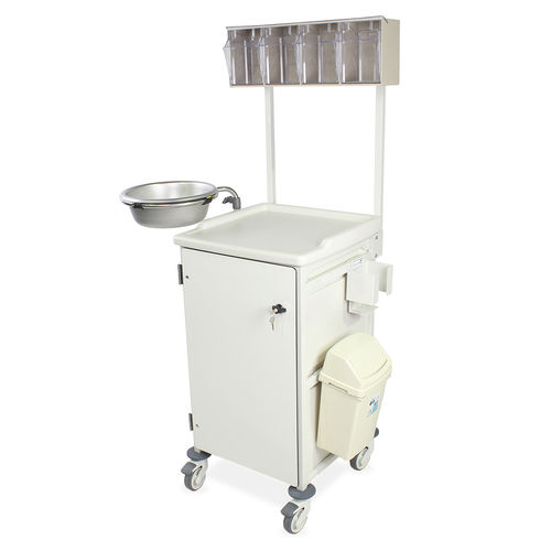 Carrello medico - CTCASTM1/10/3S2D/CA  - Bristol Maid Hospital Metalcraft - per farmaci / per trattamenti / di pulizia
