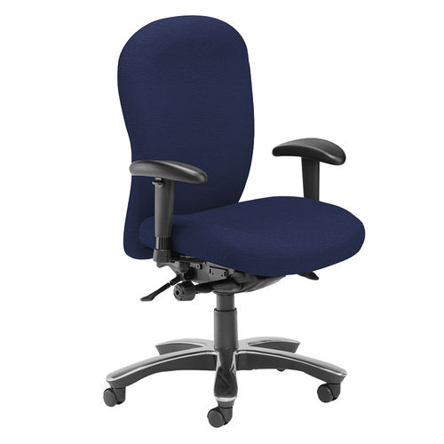 Sedia da ufficio con braccioli - Posture Plus - Bristol Maid Hospital Metalcraft - con schienale alto / con rotelle / ergonomica