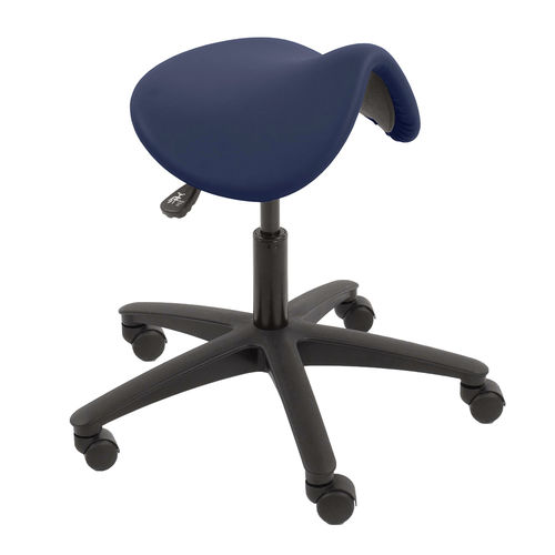 Sgabello per struttura sanitaria - 5TS/SA series - Bristol Maid Hospital Metalcraft - pneumatico / a forma di sella / nero