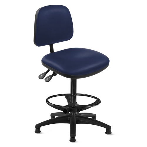 Sedia con schienale alto - 5TS/TEC/M/ series - Bristol Maid Hospital Metalcraft - pneumatica