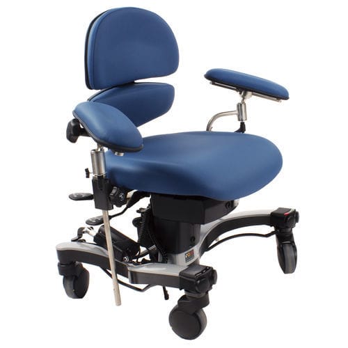 Poltrona da visita generale - 5SS/SURC/SU/PL/VBLU	 - Bristol Maid Hospital Metalcraft - elettrica / ergonomica / con rotelle