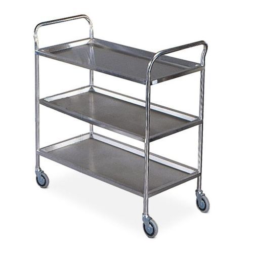 Carrello per uso generale - WT/33/SS/3 - Bristol Maid Hospital Metalcraft - in acciaio inossidabile / 3 ripiani / mobile