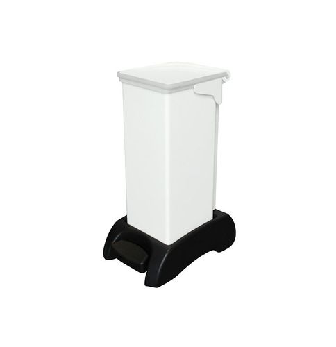 Pattumiera in plastica - 5FSH20WH - Bristol Maid Hospital Metalcraft - a pedale