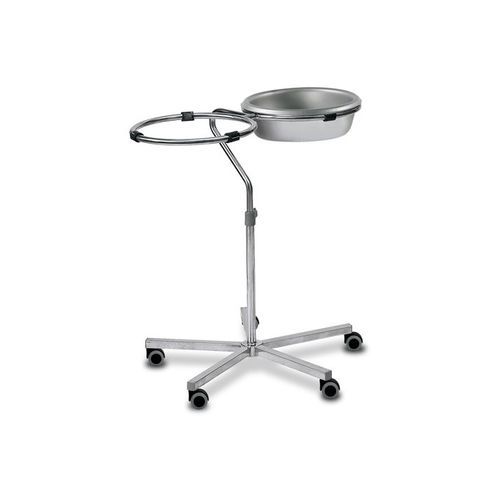 Porta-catino con due catini - SBSA/2  - Bristol Maid Hospital Metalcraft - con rotelle / in acciaio inossidabile