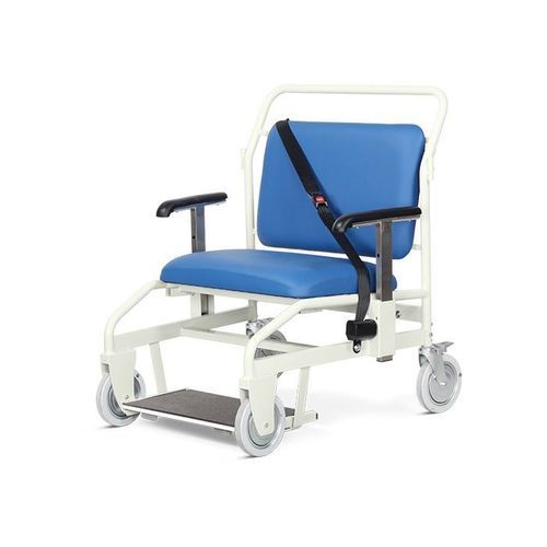 Sedia portantina da interno - G/500/RS/VBB - Bristol Maid Hospital Metalcraft - con asta portaflebo / con poggiagambe / con braccioli