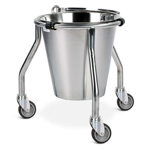 Porta-catino con rotelle - SBKSL/1 - Bristol Maid Hospital Metalcraft - in acciaio inossidabile