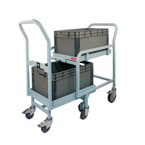 Carrello di trasferimento - MRT/TR/2B/DUO - Bristol Maid Hospital Metalcraft - medico / per cartelle mediche / di trasferimento