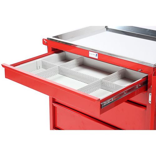 Separatore per cassetto per carrello - WT/DT - Bristol Maid Hospital Metalcraft - in plastica / modulare
