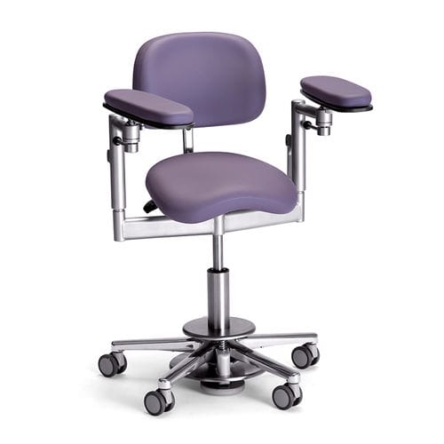 Sgabello per sala operatoria - BALANCE Advance Slim - BRUMABA - per ambulatorio / odontoiatrico / da laboratorio