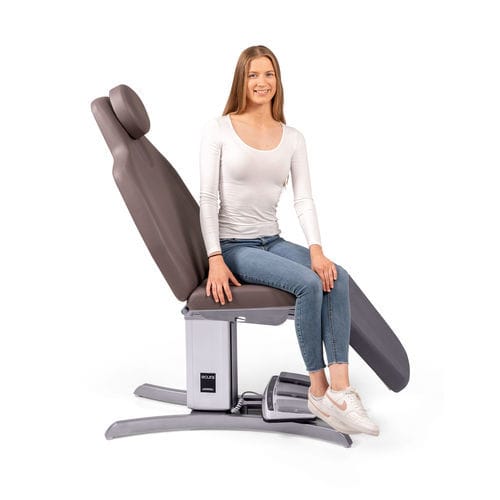Lettino da visita per dermatologia - Behandlungsliege - BRUMABA - elettrico / ergonomico / grigio