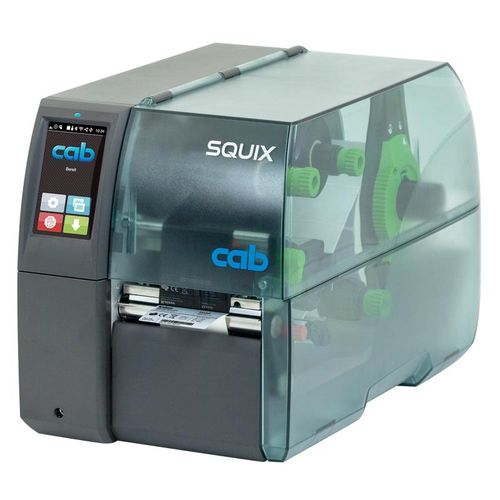 Stampante a trasferimento termico - SQUIX 4 M - cab Produkttechnik - per etichette / compatta / medica