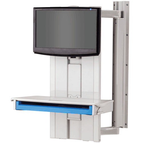 Braccio di supporto ad altezza regolabile - Tandem - Capsa Healthcare - per monitor / medico / per sala operatoria