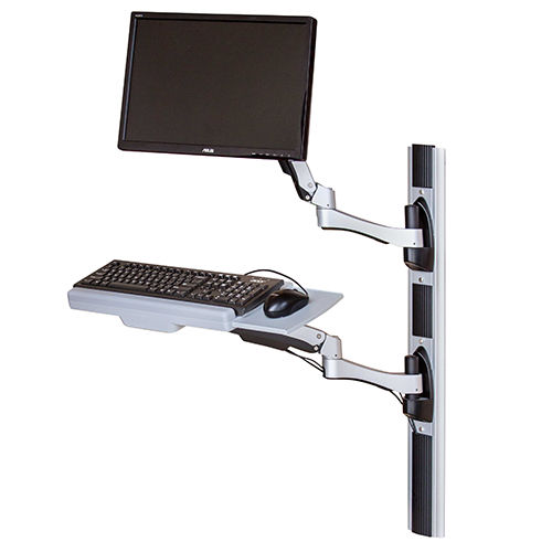 Braccio di supporto articolato - AX series - Capsa Healthcare - per monitor / medico / a muro