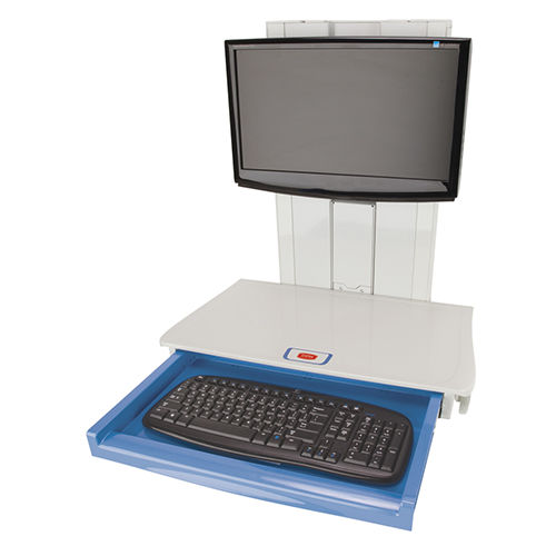 Braccio di supporto ad altezza regolabile - Slim Line - Capsa Healthcare - per monitor / medico / per sala operatoria