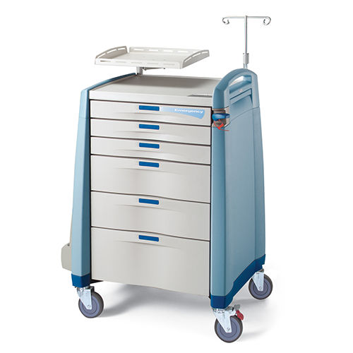 Carrello di emergenza - Avalo Blue - Capsa Healthcare - medico / ospedaliero / per dispositivi medici