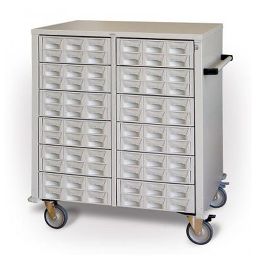 Carrello medico - AC Series - Capsa Healthcare - ospedaliero / per farmaci / di trasferimento