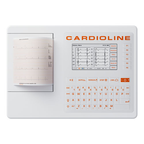 Elettrocardiografo da riposo - ECG100S - Cardioline - 12 canali / digitale / con stampante