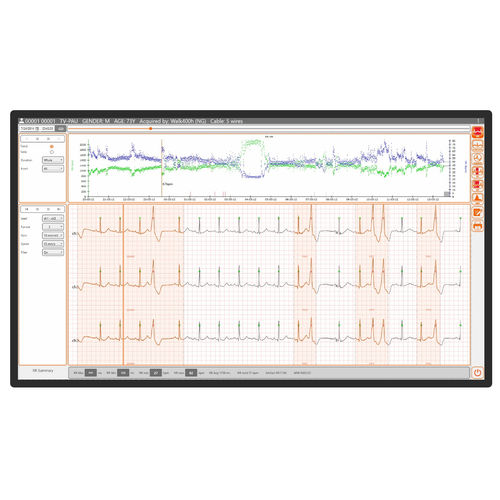 Software di analisi - Cubeholter - Cardioline - di gestione dati / diagnostico / di masterizzazione