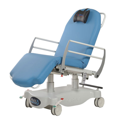 Poltrona elettrica per trattamenti clinici - MULT-V2-600 - CARINA  - a 3 sezioni / con rotelle / ad altezza regolabile