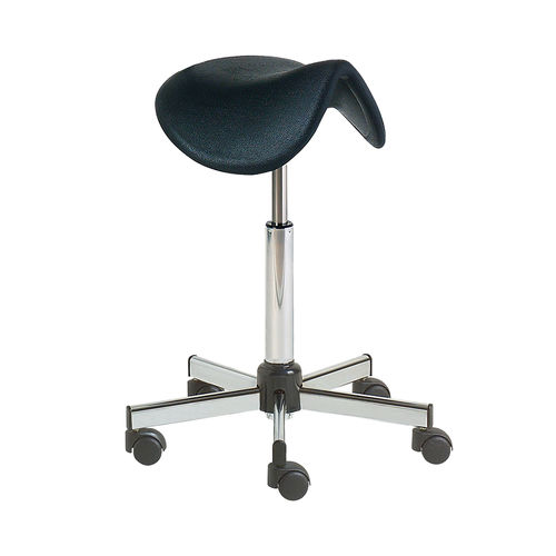 Sgabello per ambulatorio - 6501CHR - CARINA  - ad altezza regolabile / girevole / con rotelle