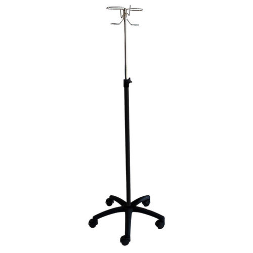 Asta portaflebo con rotelle - 32502 - CARINA  - 2 ganci / ad altezza regolabile