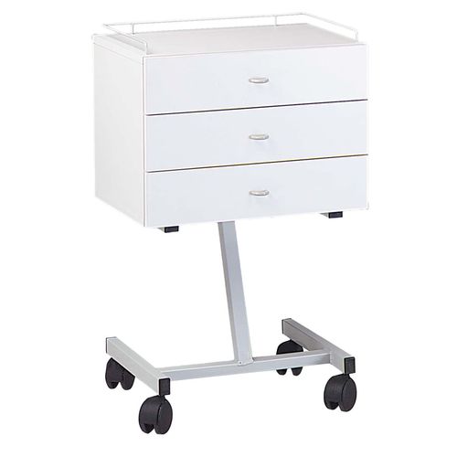 Carrello medico - 4000 - CARINA  - per uso generale / 3 cassetti / 2 vassoi