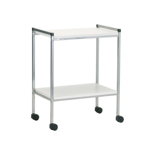 Carrello medico - 243 01 - CARINA  - per uso generale / 2 vassoi / mobile