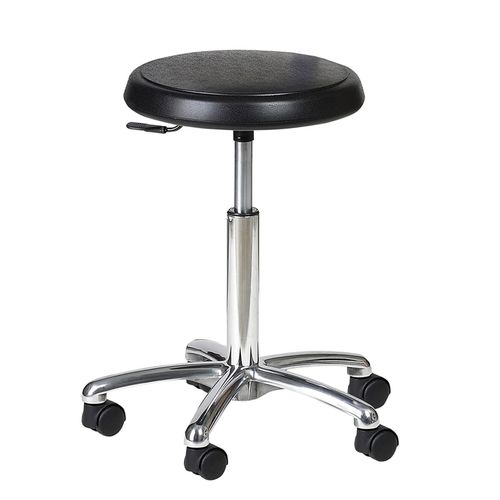 Sgabello per struttura sanitaria - 7301-ALU - CARINA  - ad altezza regolabile / girevole / con rotelle