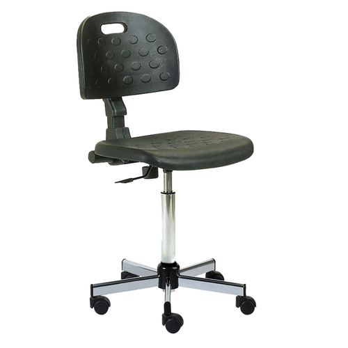 Sedia per adulti - 6301CHR - CARINA  - con rotelle / con schienale alto / ad altezza regolabile