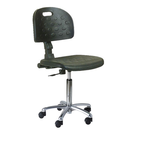 Sedia per adulti - 6301ALU - CARINA  - con rotelle / con schienale alto / ad altezza regolabile